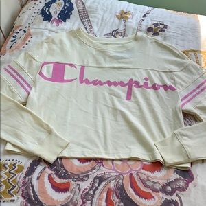 NWOT Champion Long-sleeve Cropped Tee